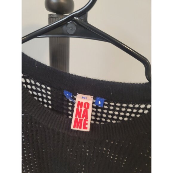 No Name Women's Black Cashmere Sweater Short Sleeve - Small - Picture 3 of 5